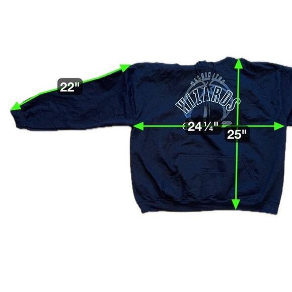 NBA Washington Wizards Black Hoodie XL Men’s Graphic Sweatshirt NWTOT - Picture 7 of 7